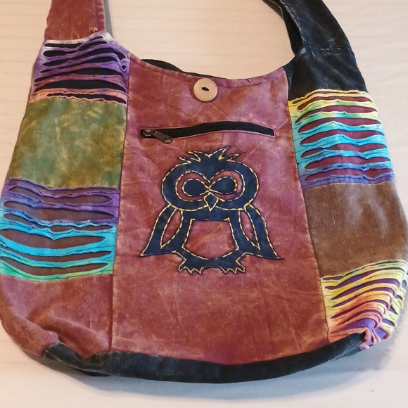 Handbags - Y2K Boho Multi-Color Patchwork Shoulder Bag